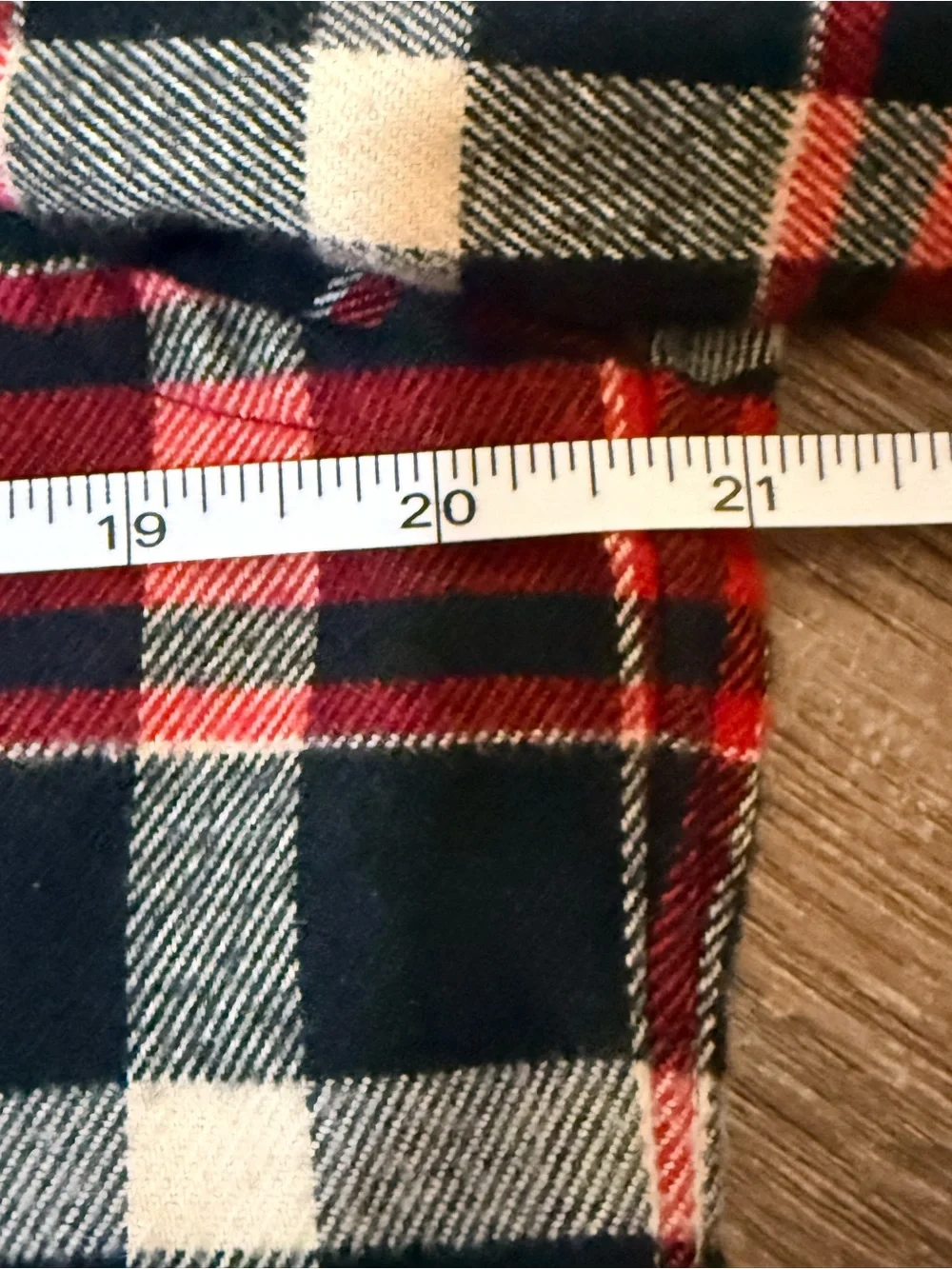 Ralph Lauren Red Black Cream Plaid Button-Down Flannel sz 12 Kid  100% Cotton
